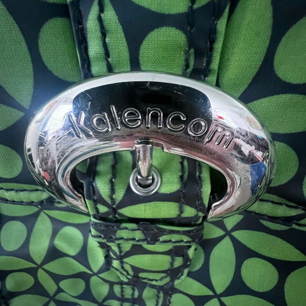 Green Geometric Pattern Shoulder Bag - image 3